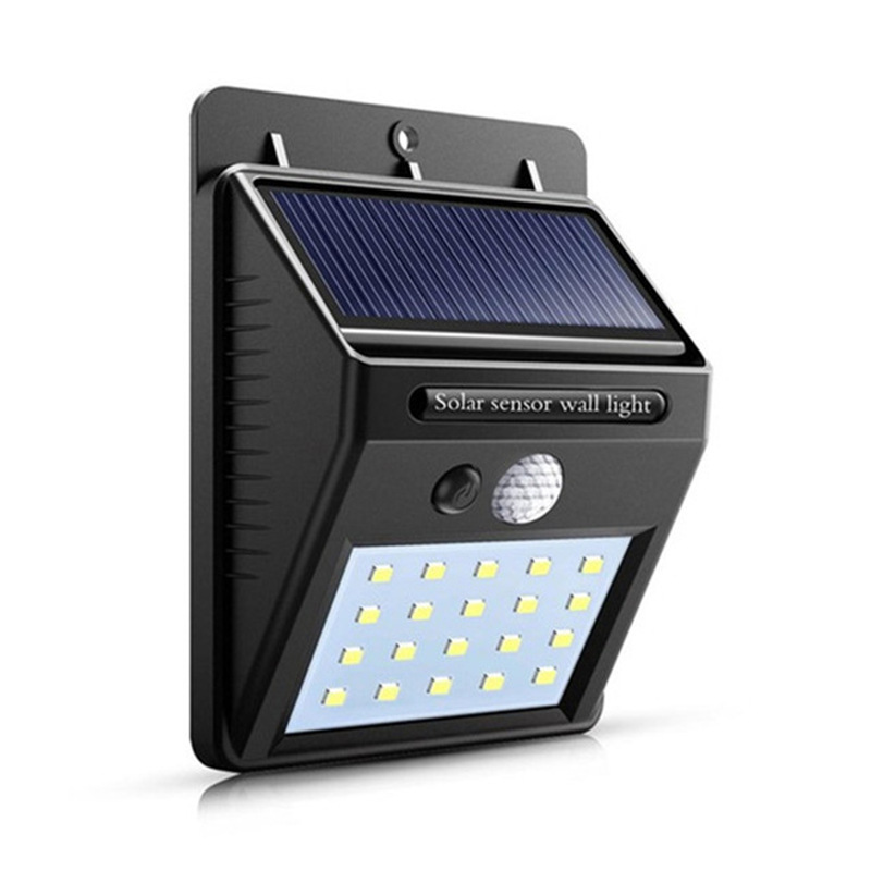 Zonne-energie LED Bewegingssensor Lamp — Heldere Beveiligingsvrijheid