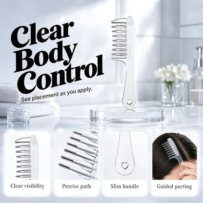 VelvetRoot Precisiekam – Speciaal voor Hoofdhuidcomfort