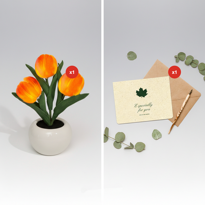BloomGlow – Lichtgevende Tulpenlamp | 50% KORTING