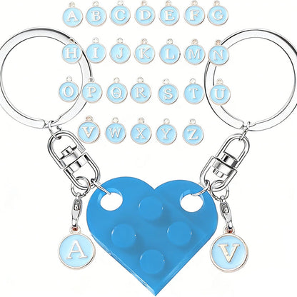 Letterblok Sleutelhanger — Deelbare Oprechte Verbinding