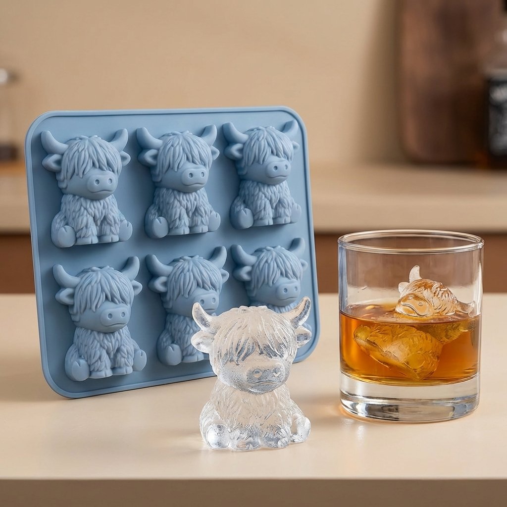 HighlandChill — Koe IJsblokjesvorm | 1+1 GRATIS