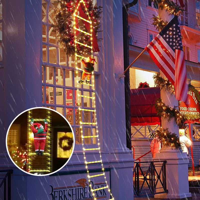 Xmasglow – Kerstladderverlichting met de Kerstman