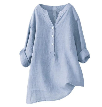 Heidi – Dames Casual Jurk met V-hals en Verstelbare Mouwen