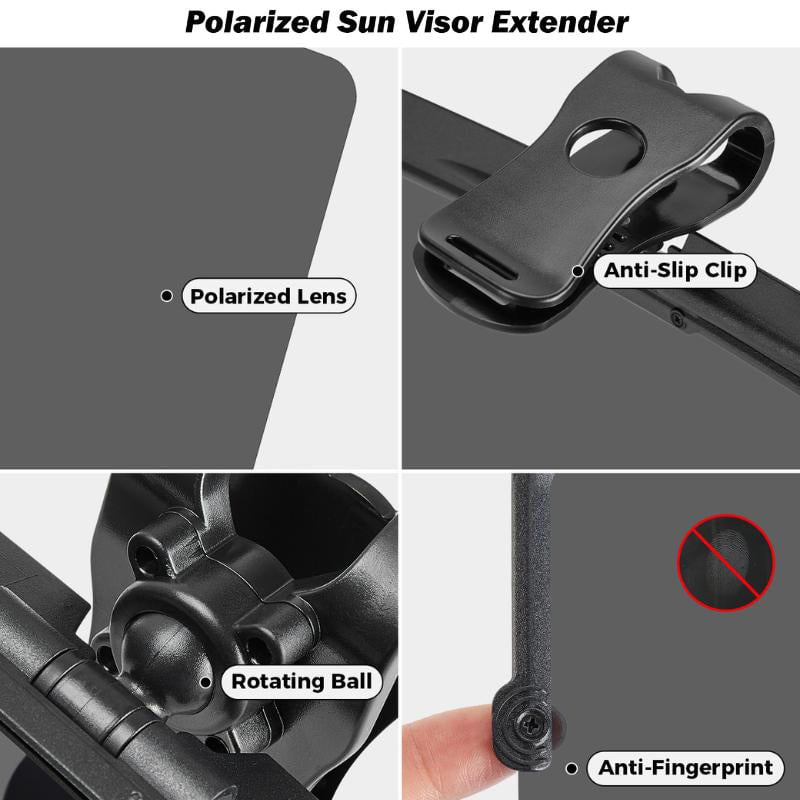ClearDrive™ – Zonneklep met Gepolariseerde Anti-Verblindingsbescherming voor Veilig & Comfortabel Autorijden | 50% KORTING