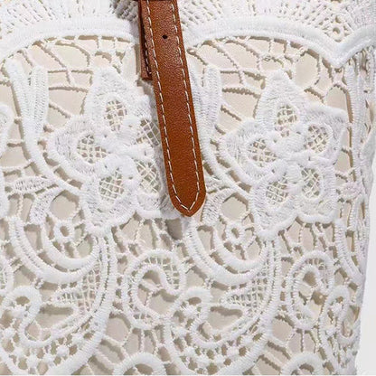 Amara — Elegante Kanten Tote | 50% KORTING