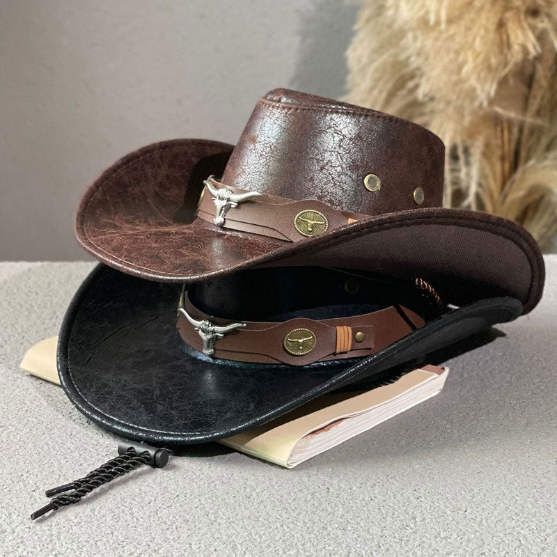 Rafe – Cowboyhoed met brede rand en verstelbare band