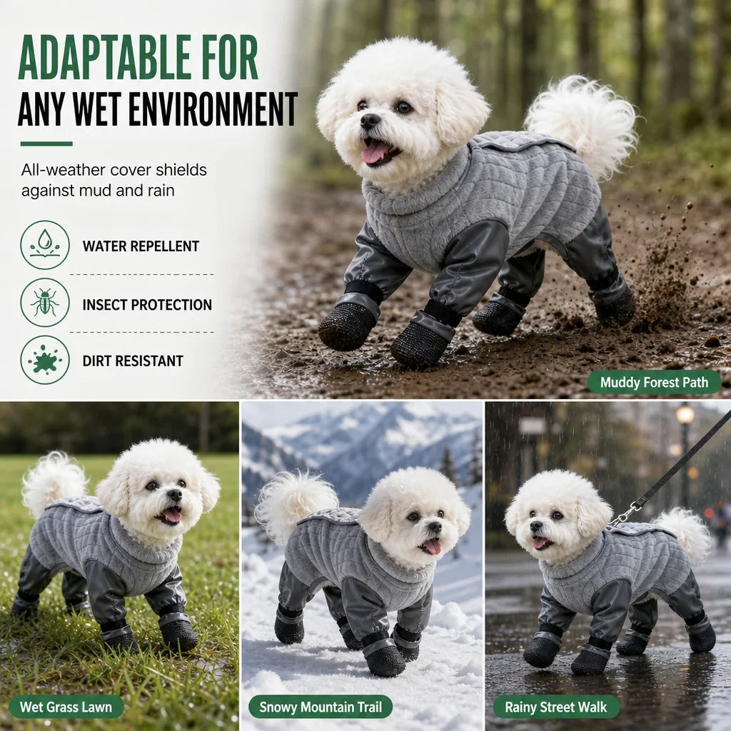 Waterdichte Overall – Houd Honden Schoon en Comfortabel