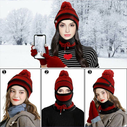 Sophia – 3-in-1 Winter Warmte Set met Pluche Comfort