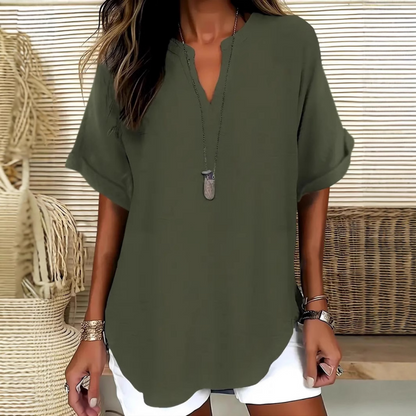 Amelia — Luchtige Elegantie Blouse | 50% KORTING