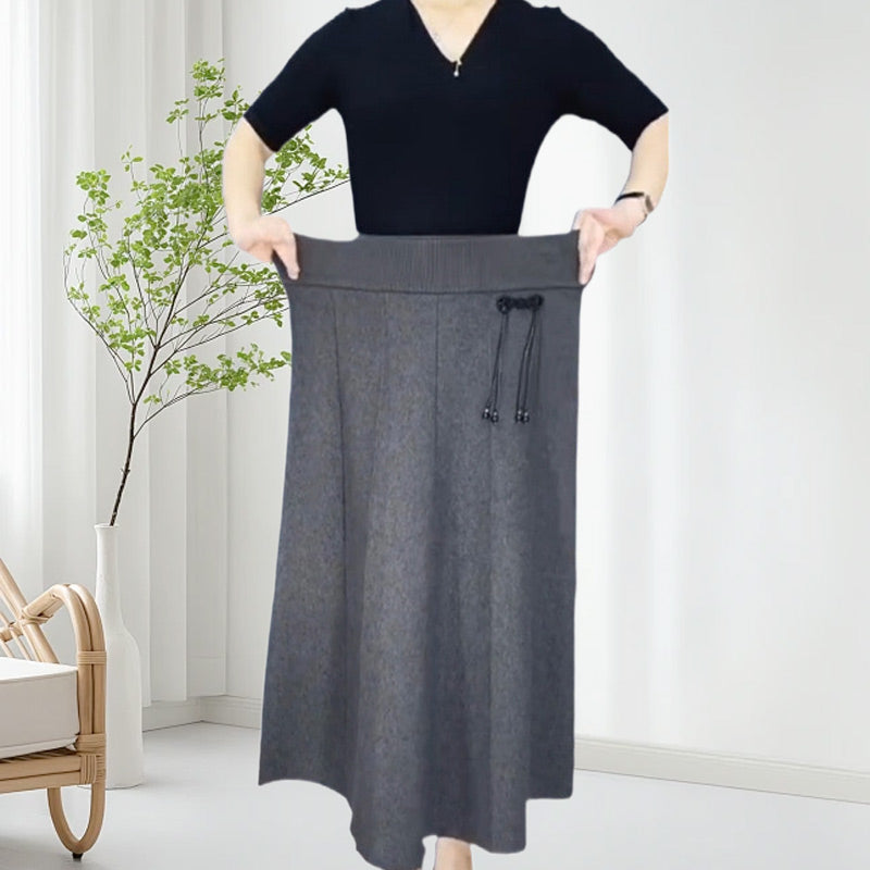 Harper – Hoge Taille Dikke Rok voor Gezellige Warmte