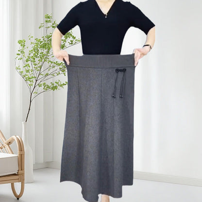 Harper – Hoge Taille Dikke Rok voor Gezellige Warmte