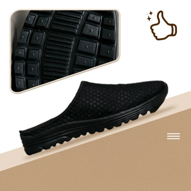 Aero – Ademend Mesh Slippers met Fluweelzacht Comfort