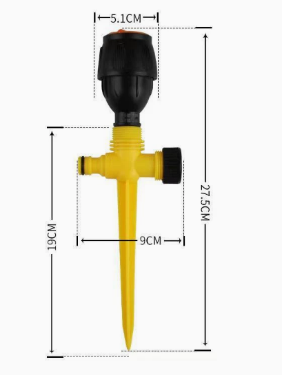 AquaGlide — 360° Tuinsproeier | 50% KORTING