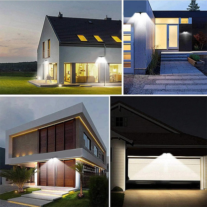 Zonne-energie LED Bewegingssensor Lamp — Heldere Beveiligingsvrijheid