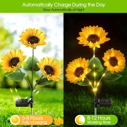 SunGlow — Solar-zonnebloemlampen | 1+1 GRATIS