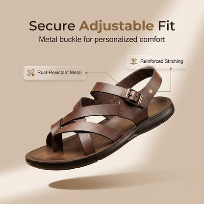Elliot – Heren Sandalen met Verstelbare Band en Comfortabele Inlegzool