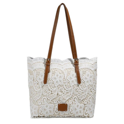 Amara — Elegante Kanten Tote | 50% KORTING