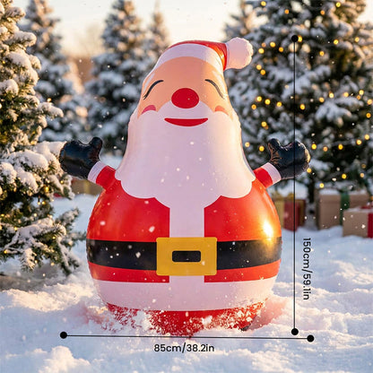 Reusachtige GlowMaster Kerstman – Verlicht het Feestelijke Wonder