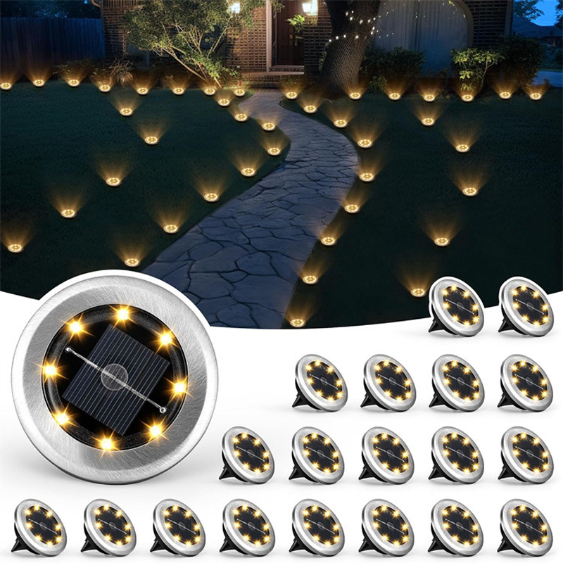 SolarGlow 4 stuks-Set — Tuinpadverlichting | 50% KORTING