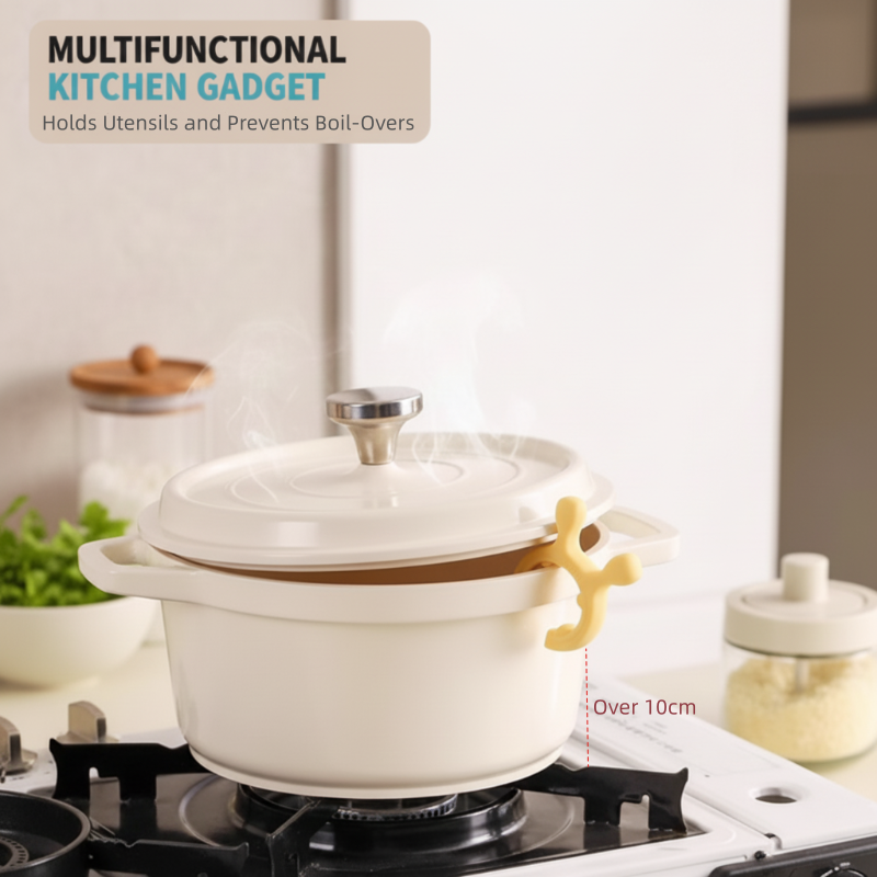 ClingGrip Siliconen Bestekhouder – Schone Werkoppervlakken, Stressvrij Koken