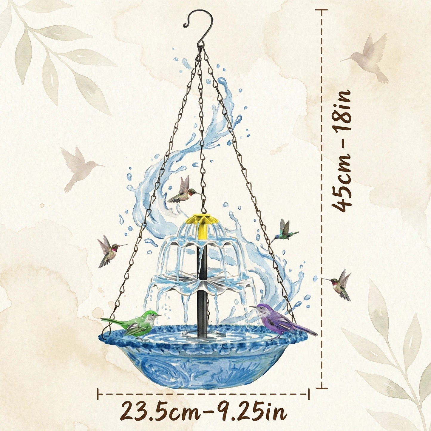 SolarFlow Fontein — Eindeloze Rust, Melodie van de Natuur