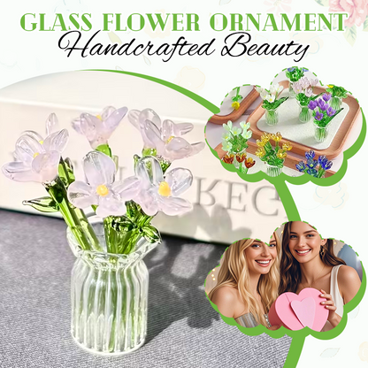 CrystalBloom — Glazen Bloemen Decor | 50% KORTING