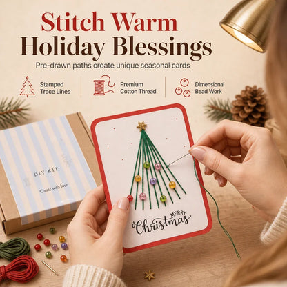 MerryStitch kerstkaartenmaakset – Maak je kerstgroeten onvergetelijk