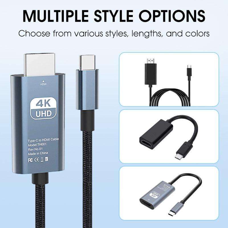 Type-C naar HDMI Adapter — Indrukwekkend Scherpe Beeldkwaliteit