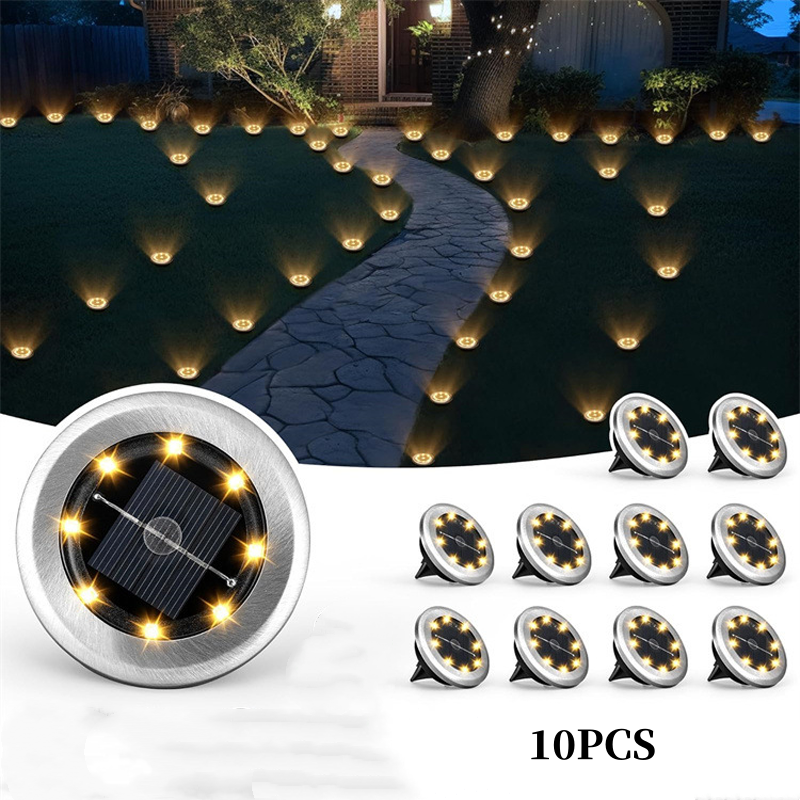 SolarGlow 4 stuks-Set — Tuinpadverlichting | 50% KORTING