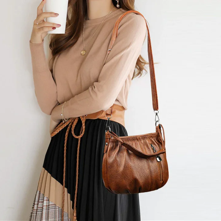 Ava – Casual Leren Tas | 50% KORTING