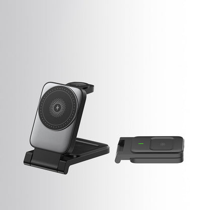Voltiva 3-in-1 Opvouwbare Draadloze Power Hub – Moeiteloze Stroomvoorziening voor Alle Apparaten