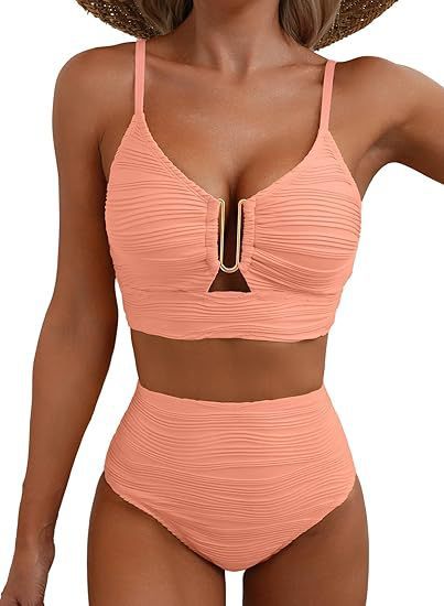 Amelia — Push-Up Hoge Taille Bikini voor Dames