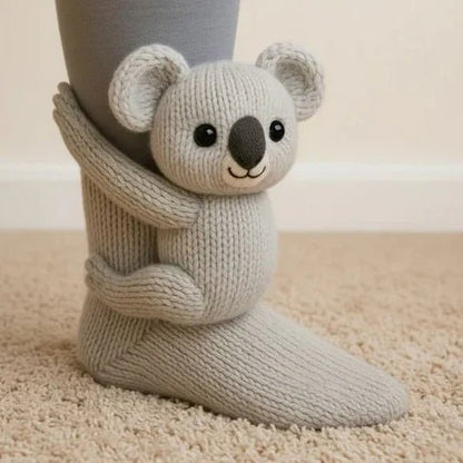 FluffyFeet – Ultra-lichte katoenmengsokken voor in huis met antislipzolen