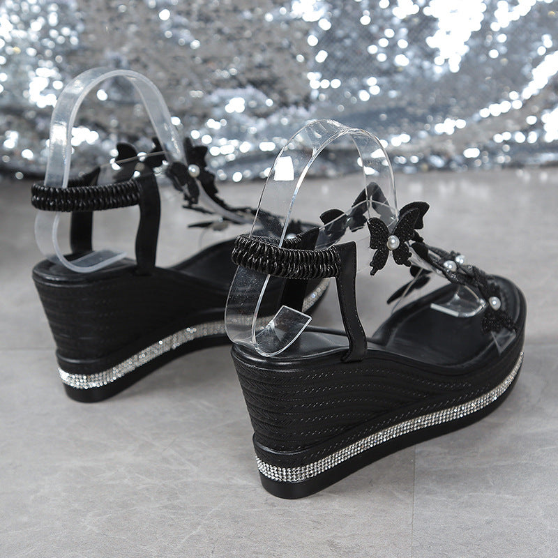 Mila — Glamour Vlinder Sandalen | 50% KORTING