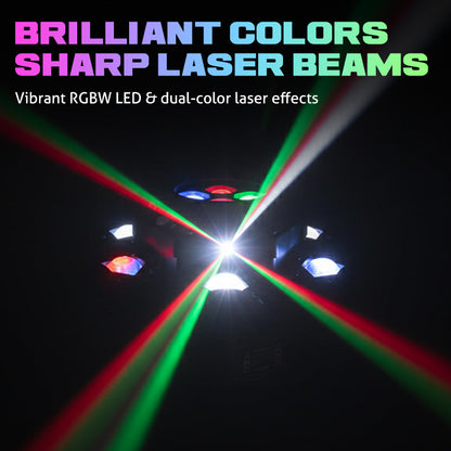 LumiStorm Pro – 6-Arm LED Showlight | 50% KORTING