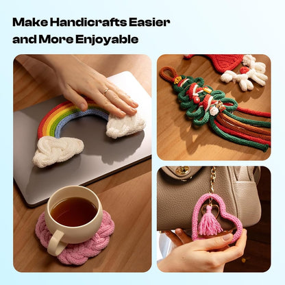 Knitella™ – Automatische Koordbreimachine voor Snel, Creatief & Moeiteloos Handwerkplezier | 50% KORTING