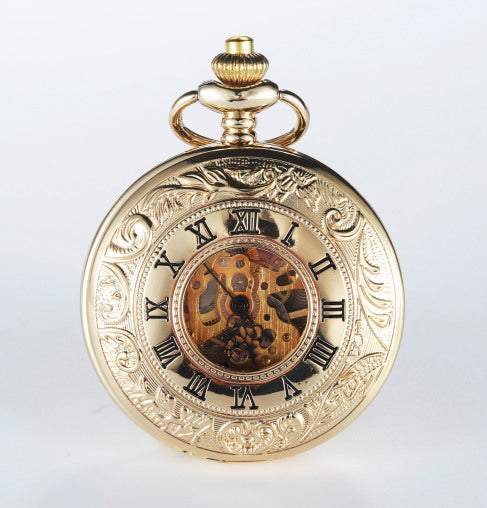 Mechanisch Zakhorloge met Spinnenwebpatroon — Bezit Tijdloze Gedurfdheid
