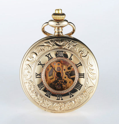 Mechanisch Zakhorloge met Spinnenwebpatroon — Bezit Tijdloze Gedurfdheid