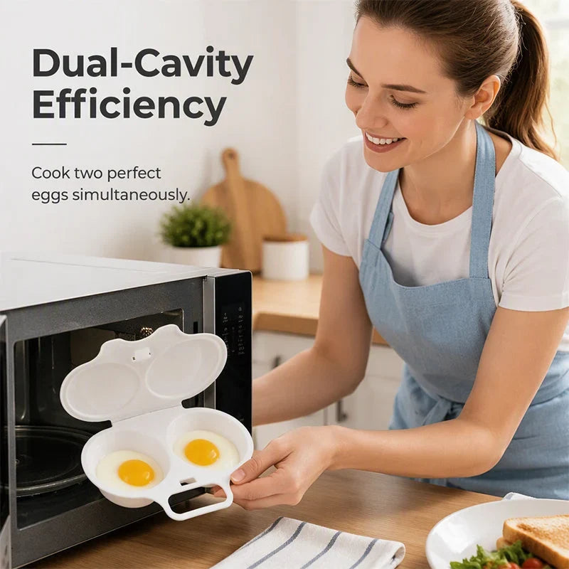 EggEase Duo — Perfecte Eieren, Moeiteloze Ochtenden