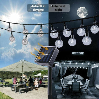 SolarGlow — Tuin Lichtsnoer | 50% KORTING