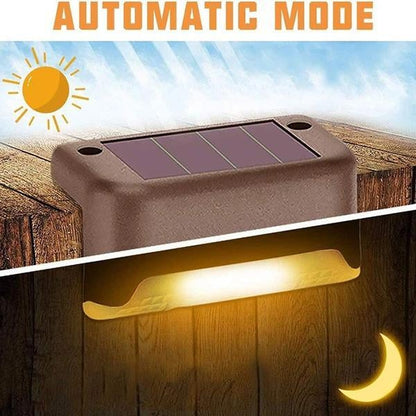 LumaTrail — Solar Terraslampen 4-delige Set | 50% KORTING