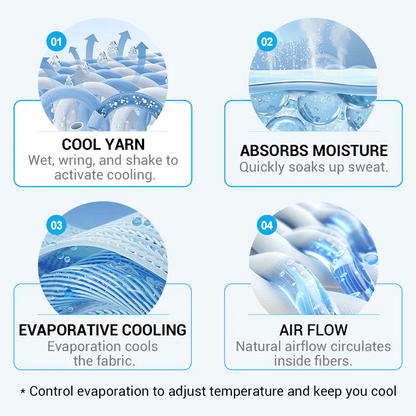CoolSnap — Direct Verkoelende Handdoek | 1+2 GRATIS