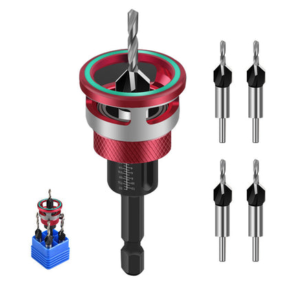 WoodCountersink Pro Set — Verfijnde Verzinkboren | 50% KORTING