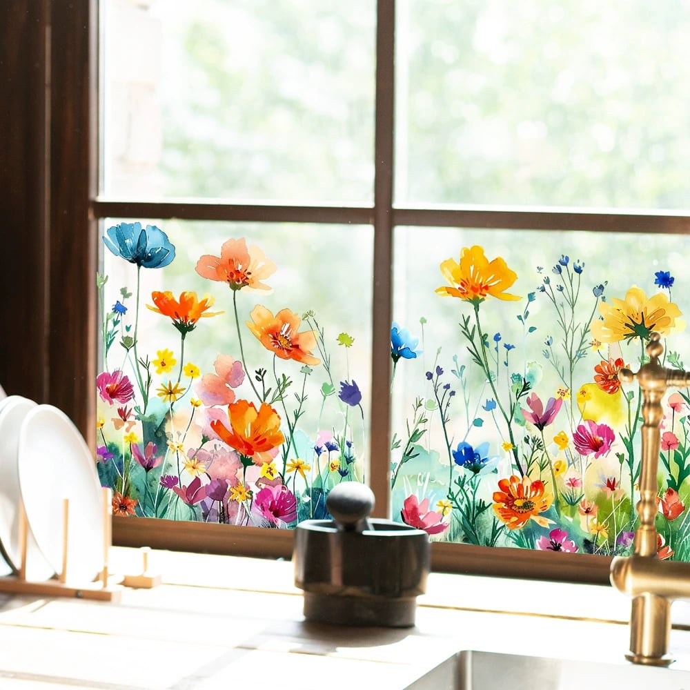 BloomView™ Kleurrijke raamsticker | 1+1 GRATIS
