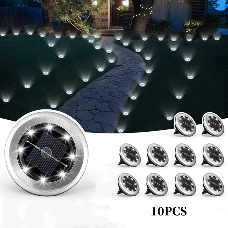 SolarGlow 4 stuks-Set — Tuinpadverlichting | 50% KORTING