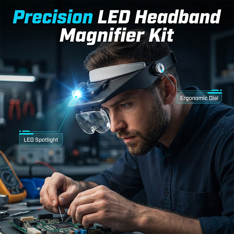 Precisie Hoofdbandloep – Handsfree Focusmeesterschap