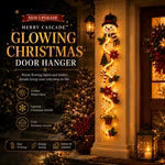 LuminaFest kerstdeurbekleding — warme gloed, instant magie