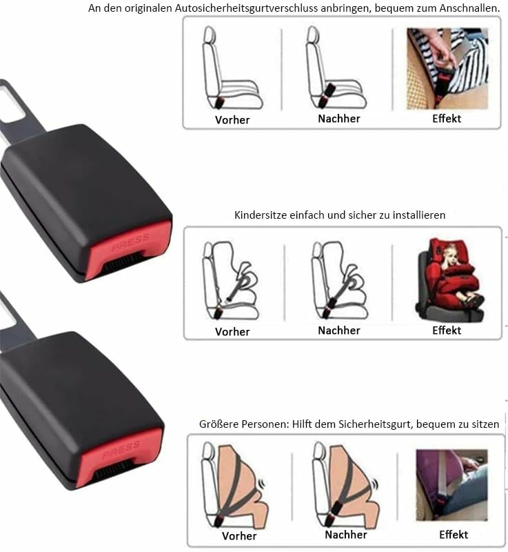 ComfortCruze – Veiligheidsgordelverlenger | 1+1 GRATIS