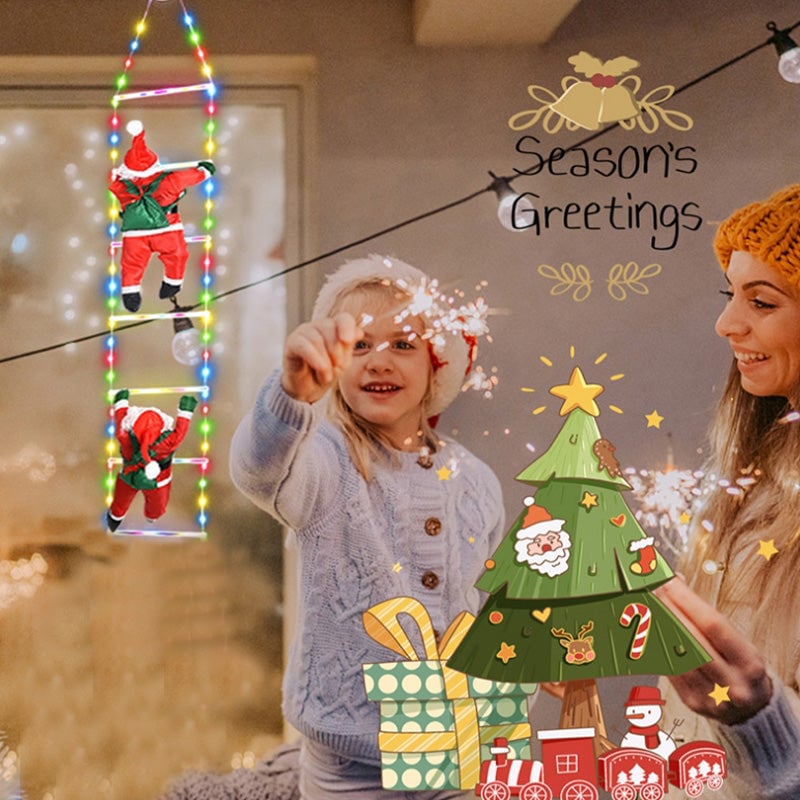 Xmasglow – Kerstladderverlichting met de Kerstman