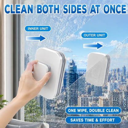 ClearVista 6-in-1 Magnetische Reiniger – Glanzende Ramen, Moeiteloos Schoon
